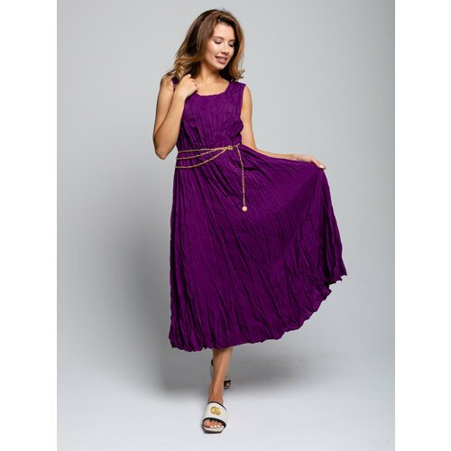 Купить Сарафан размер 42-52, фиолетовый
Сарафан женский летний стильный, с эффектом крэ...