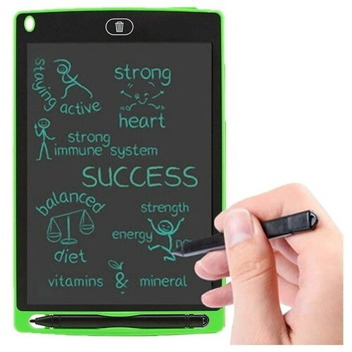 Купить Графический планшет для заметок и рисования LCD Writing Tablet 8'5, зеленый
Мног...