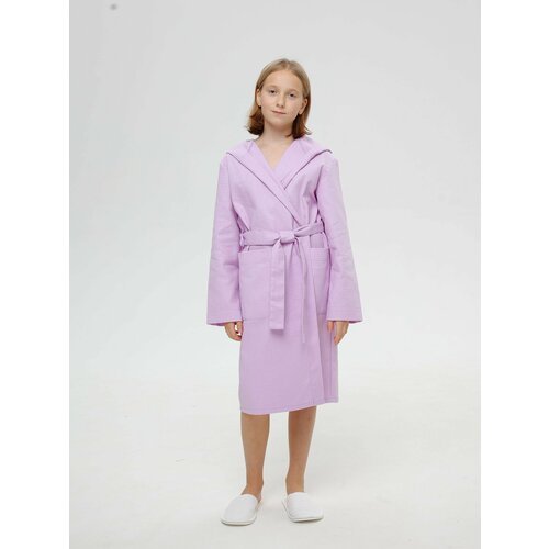 Купить Халат РОСХАЛАТ, размер 158-164, фиолетовый
Уютный подростковый вафельный халат с...