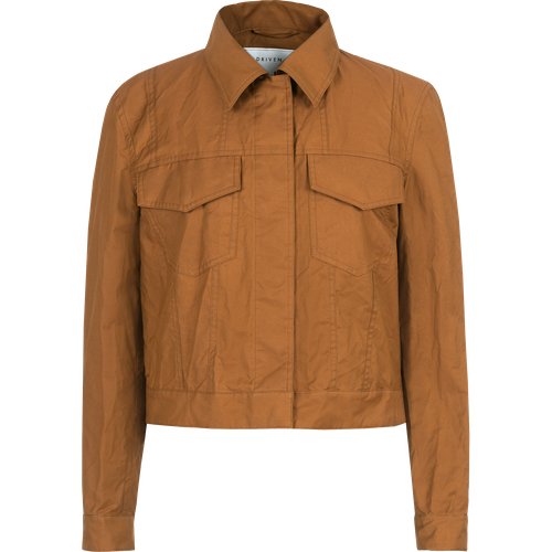 Купить Куртка , размер S, коричневый
Укороченную куртку SUMMER из хлопка и переработанн...