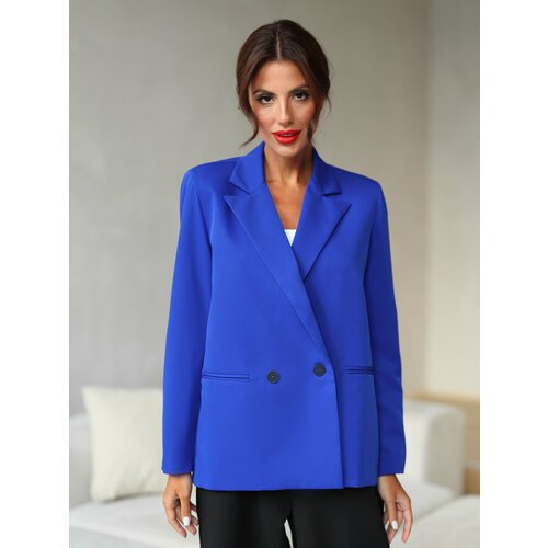 Купить Пиджак DAZZLE STYLE, размер 42, синий
Пиджак женский оверсайз casual кежуал вклю...