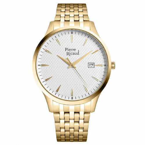 Купить Наручные часы Pierre Ricaud, белый
Мужские кварцевые часы в круглом корпусе на з...