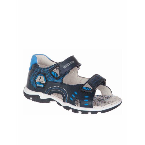 Купить Сандалии Kapika, размер 25, синий
Кожаные сандалии для мальчика от бренда детско...