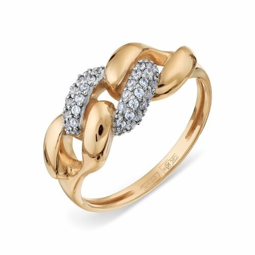 Купить Кольцо Diamant online, золото, 585 проба, фианит, размер 18.5, бесцветный
<p>В н...