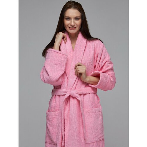 Купить Халат SENIY, размер 50/52, розовый
Женский махровый халат без капюшона изготовле...