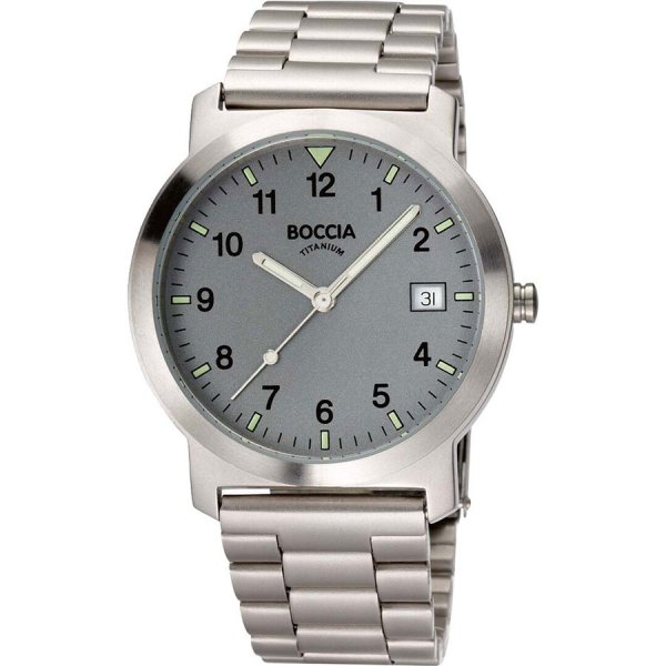 Купить Часы Boccia 3630-02
Мужские кварцевые часы. Центральные часовая, минутная и секу...