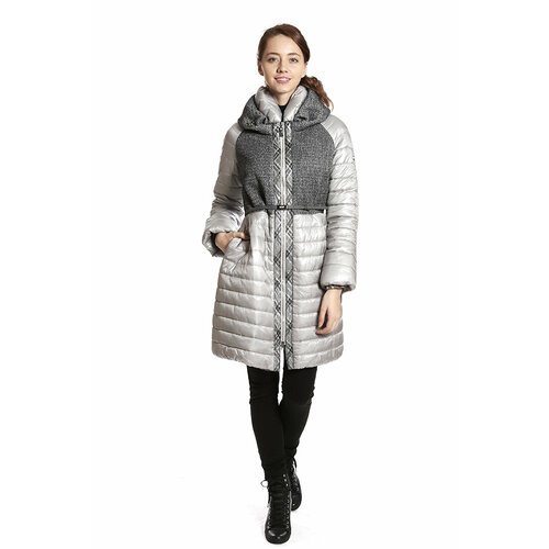 Купить Пальто реглан, размер 42, серебряный, серый
Комфортное комбинированное утепленно...