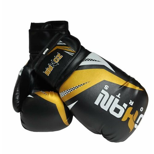 Купить Спортивные боксерские перчатки "ZOHAN" - 14oz / кожзам / черно-золотые
Перчатки...