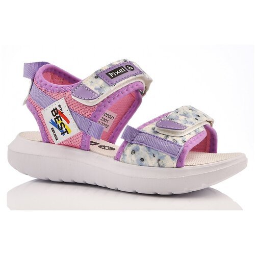 Купить Сандалии Pixel, размер 31, фиолетовый, розовый
Летние облегченные сандалии для д...