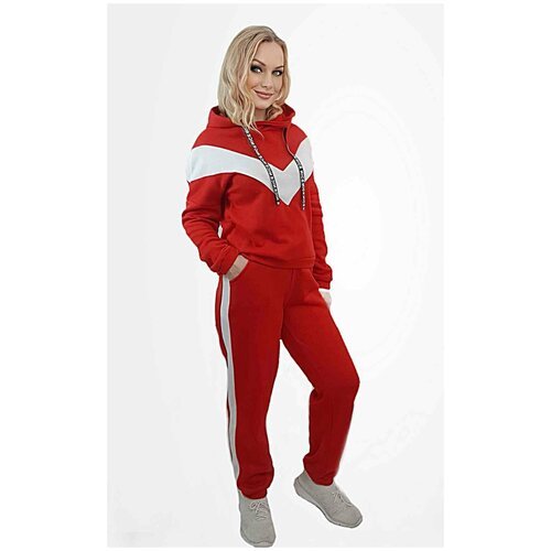Купить Костюм , размер 44 , красный
Утепленный спортивный костюм женский красный цвета...