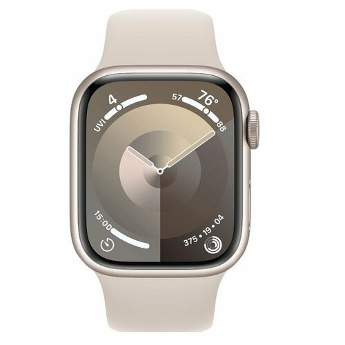Купить Смарт-часы Apple Watch Series 9 A2978, 41мм, Starlight Aluminium Case/Starlight...