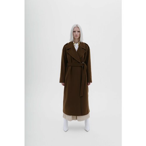Купить Пальто Pepen, размер S, коричневый
Пальто-халат — воплощение стиля и уюта. Без з...