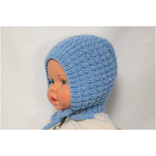 Купить Шапка, размер 36-40, голубой
Чепчик детский зима станет прекрасной первой шапочк...