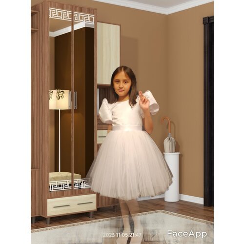 Купить Платье Laura, размер 38/40, белый
Нарядное платье Принцесса для девочек<br><br>П...