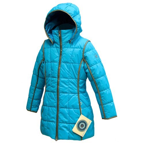 Купить Куртка Poivre Blanc, размер 6(116), бирюзовый
Мембранное пальто с капюшоном для...
