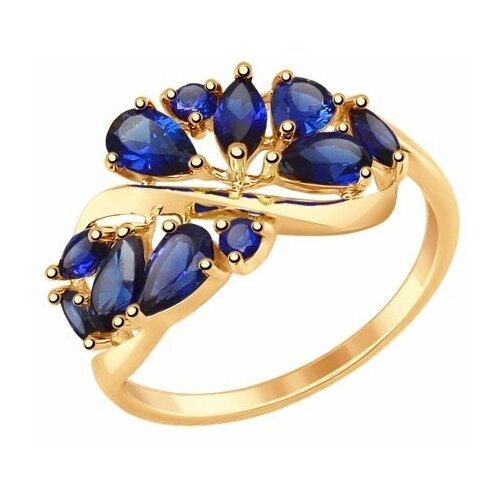 Купить Кольцо Diamant online, золото, 585 проба, корунд, размер 17
<p>В нашем интернет-...