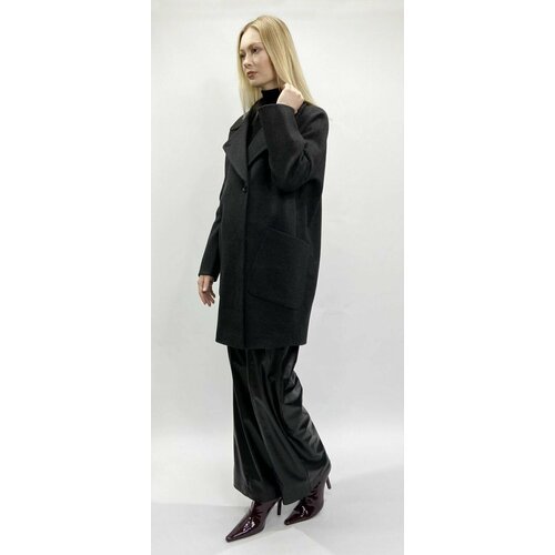 Купить Пальто , размер 46, черный
Женское демисезонное пальто оверсайз - это стильный и...