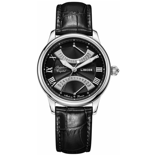 Купить Наручные часы LINCOR, серебряный, черный
Высокоточный японский кварц с индикацие...
