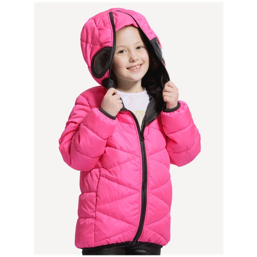 Купить Куртка Orso Bianco, размер 128, розовый
Базовая модель стеганой куртки для мальч...