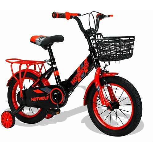 Купить Велосипед для детей и подростков Hotwolf с корзиной и багажником красный16
Бренд...