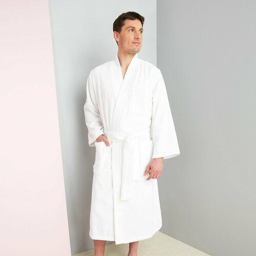 Купить Халат-кимоно KENZO, размер 48/50, белый
Классический мужской халат-кимоно Kenzo...