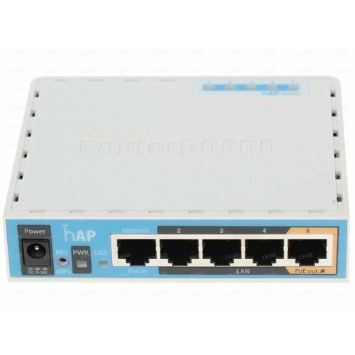 Купить Wi-Fi роутер MikroTik hAP RB951Ui-2nD
Компактный маршрутизатор Mikrotik RB951Ui-...