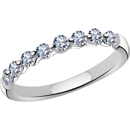 Купить Кольцо Diamant online, белое золото, 585 проба, фианит, размер 15.5
<p>В нашем и...