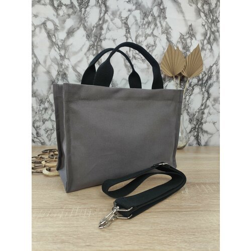 Купить Сумка , коричневый, серый
Сумка-тоут, классический вариант сумки современной жен...