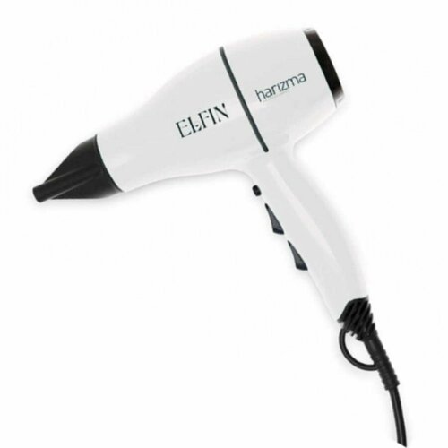 Купить Harizma Профессиональный компактный фен для волос / Elfin 1900 Вт, белый
Harizma...