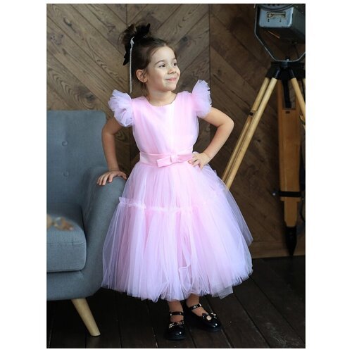 Купить Платье Бушон, размер 122-128, розовый
Платье для девочки нарядное бушон, цвет ро...