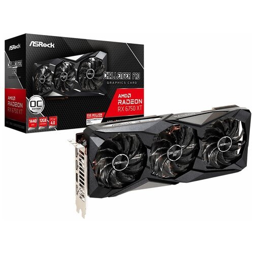 Купить Видеокарта ASRock AMD Radeon RX 6750 XT Challenger Pro 12GB OC
<br><br>Общая инф...