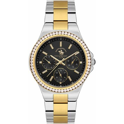 Купить Наручные часы SANTA BARBARA POLO & RACQUET CLUB, черный, серебряный
Женские часы...