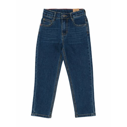 Купить Джинсы Oldos, размер 158-80-69, синий
Классические широкие джинсовые штаны "Конт...