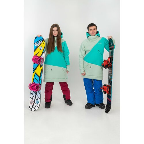 Купить Худи NO LABEL Удлиненное худи для горнолыжного спорта и сноубординга, размер XL,...