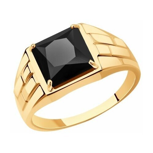 Купить Печатка Diamant online, золото, 585 проба, оникс, размер 18.5
Золотое кольцо 239...