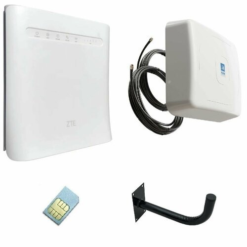Купить Мощный WiFi роутер ZTE mf286 7cat с умножением частот с усилителем сотового сигн...