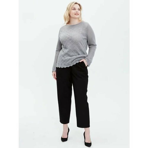 Купить Пуловер, размер 56, серый
Базовый женский трикотажный джемпер с длинным рукавом...