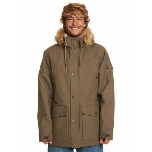 Купить Парка Quiksilver, размер L, коричневый
Водостойкая мужская куртка-парка. <br>хар...