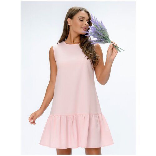 Купить Платье 1001dress, размер 54, розовый
Ткань: плательная.<br>Длина по спинке: 90.<...