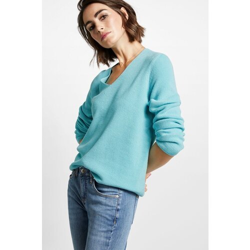Купить Пуловер Cinque, размер M, зеленый
Классический свитер с V-образным вырезом выпол...