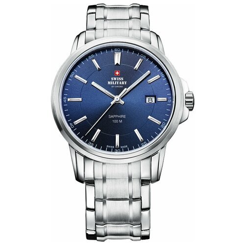 Купить Наручные часы SWISS MILITARY BY CHRONO SM34039.03, серебряный, синий
Swiss Milit...