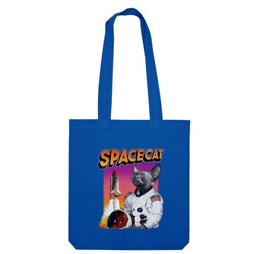 Купить Сумка Us Basic, синий
Название принта: Space Cat - Космический кот космонавт. Ав...