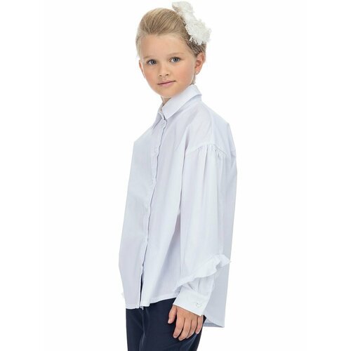 Купить Блуза LETTY, размер 158, белый
Белоснежная блуза. Приятная на ощупь ткань легко...