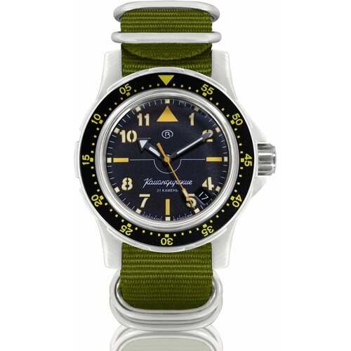 Купить Наручные часы Восток Командирские, зеленый
Мужские механические часы с автоподза...