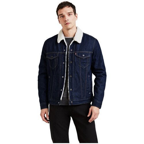 Купить Джинсовая куртка Levi's, размер XL, синий
Плотность: 14 oz. <br>Мужская джинсова...