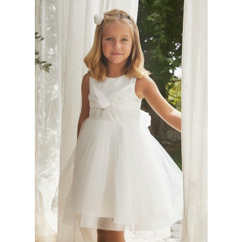 Купить Платье Abel & Lula, размер 4 года, белый
Платье из блестящего тюля для девочки.<...