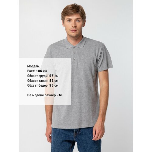 Купить Поло Sol's, размер 42, серый
Рубашка-поло - обязательный элемент мужского гардер...