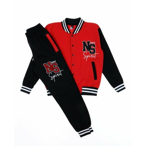 Купить Костюм BUSEN, размер 164, черный, красный
Высококачественный спортивный костюм д...