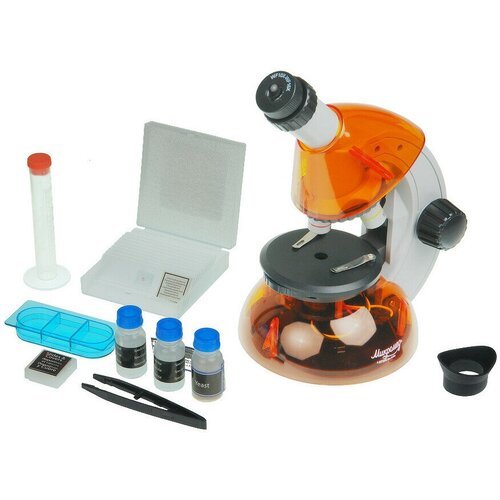 Купить Микроскоп Микромед Атом 40x-640x Orange
Детский микроскоп, монокулярный, револьв...