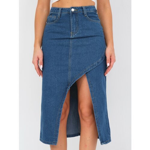 Купить Юбка, размер 44, синий
Представляем вам модную и стильную джинсовую юбку, котора...